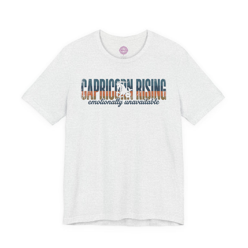 Capricorn Rising Earth Sign "Emotionally Unavailable" Premium Unisex T-Shirt