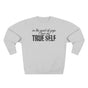 In the Quiet of Yoga True Self Premium Unisex Sweatshirt