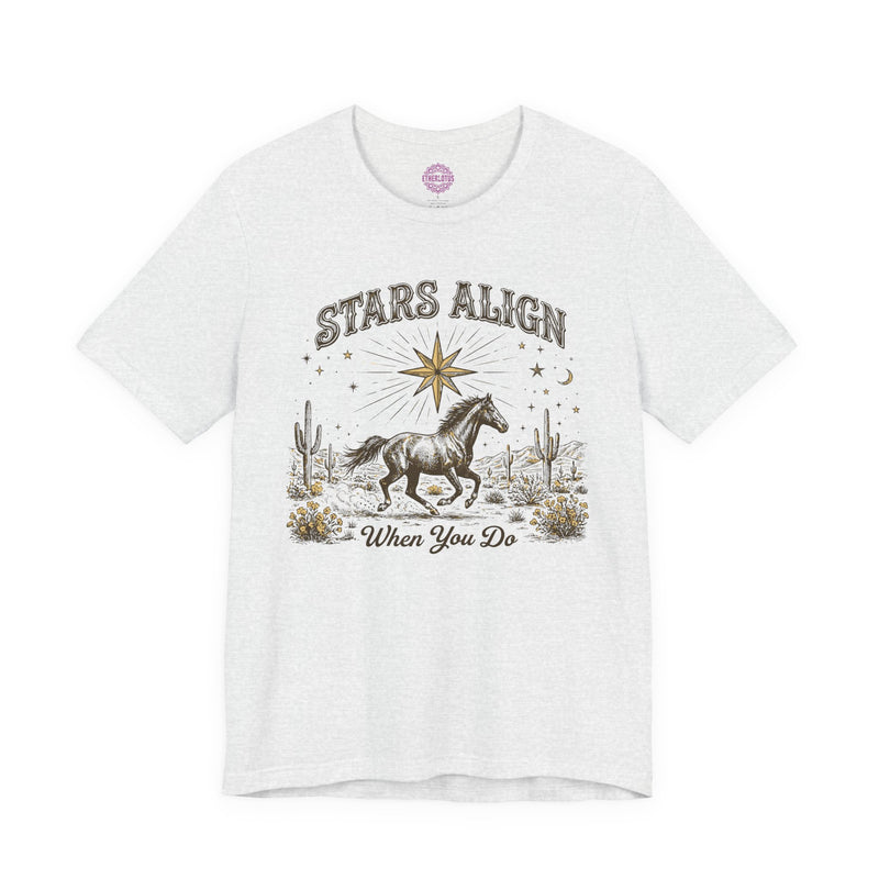 Stars Align When You Do Western Spirit Premium Unisex T-Shirt