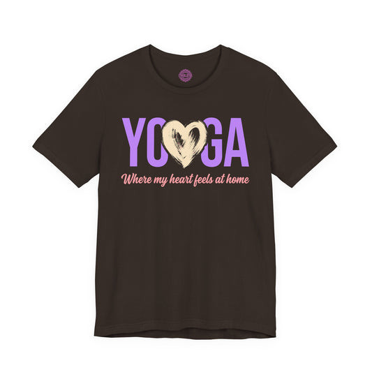 Yoga Where My Heart Feels at Home Premium Unisex T-Shirt