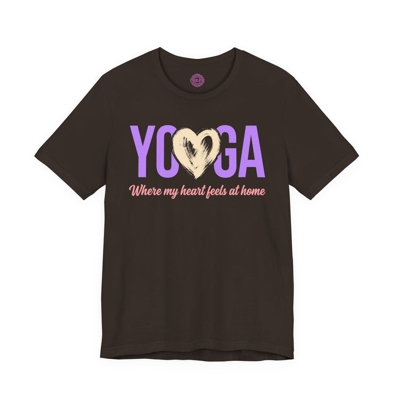 Yoga Where My Heart Feels at Home Premium Unisex T-Shirt