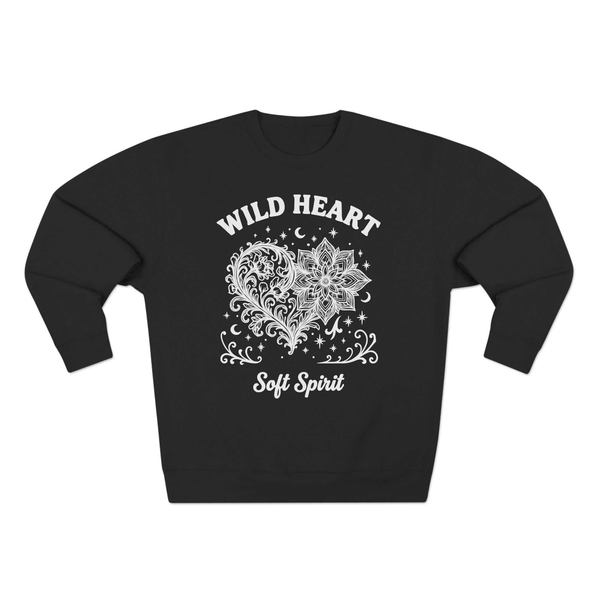 Wild Heart Soft Spirit Mandala Premium Unisex Sweatshirt
