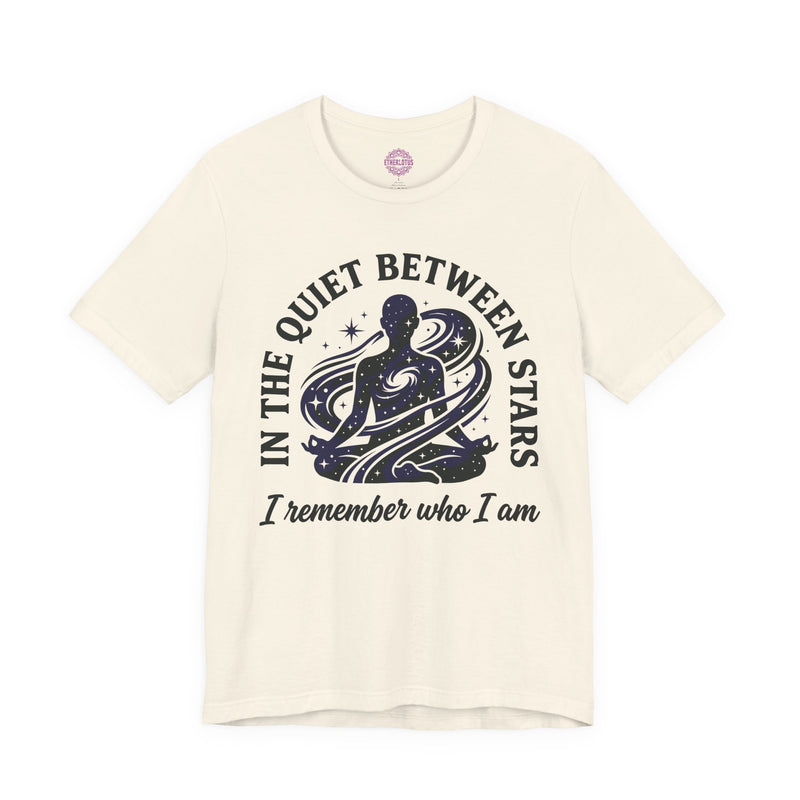 In The Quiet Between Stars Meditation Premium Unisex T-Shirt