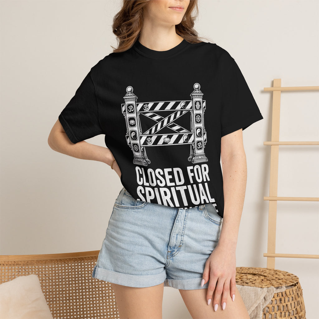 Closed For Spiritual Maintenance Sacred Gate Comfort Colors® Unisex T-Shirt
