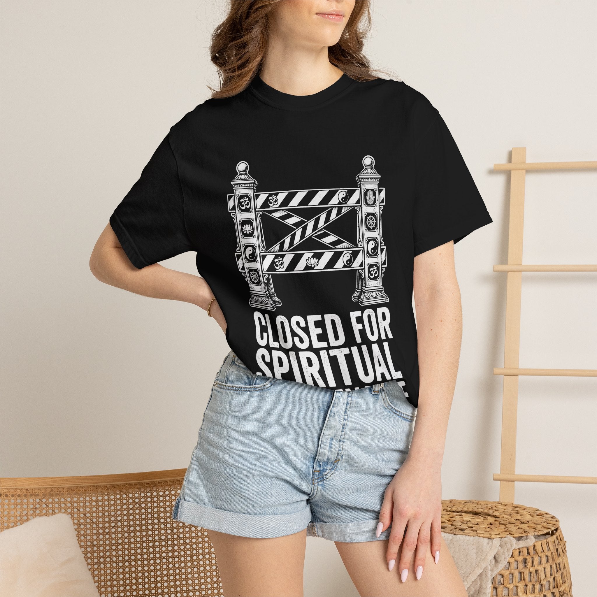 Closed For Spiritual Maintenance Sacred Gate Comfort Colors® Unisex T-Shirt