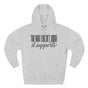 The Mat Doesn't Judge It Supports Yoga Premium Unisex Hoodie