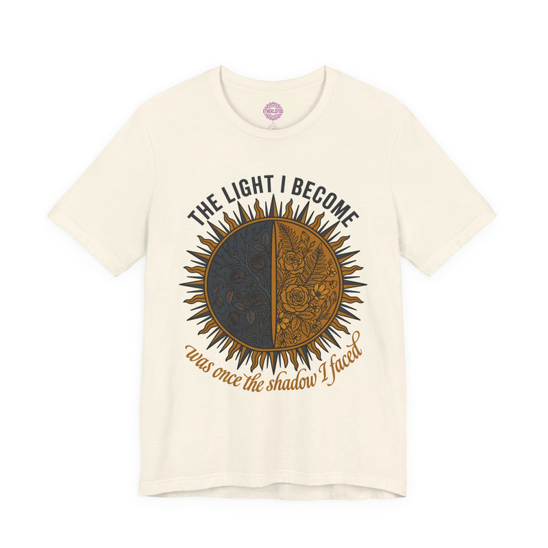 The Light I Become Shadow Sun Premium Unisex T-Shirt