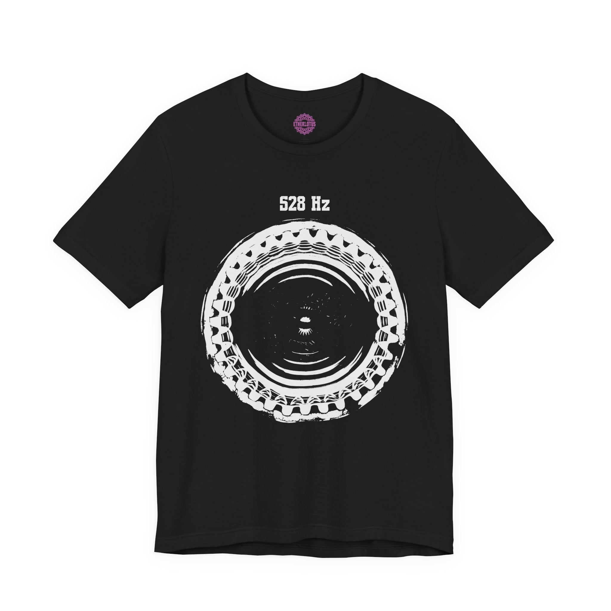 528 Hz Solfeggio Miracle Tone Cymatics Love Premium Unisex T-Shirt