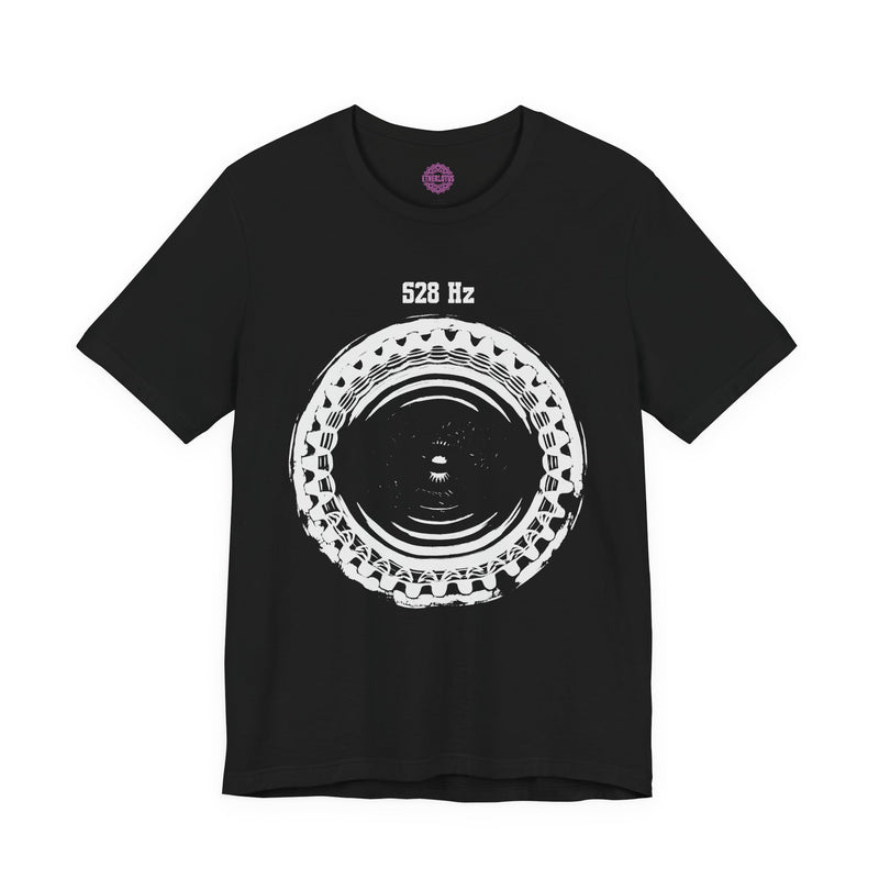 528 Hz Solfeggio Miracle Tone Cymatics Love Premium Unisex T-Shirt
