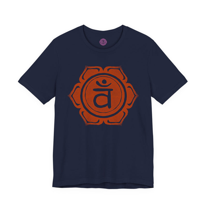 Vam Bija Svadhisthana Sacral Chakra Symbol Sacred Geometry Premium Unisex T-Shirt