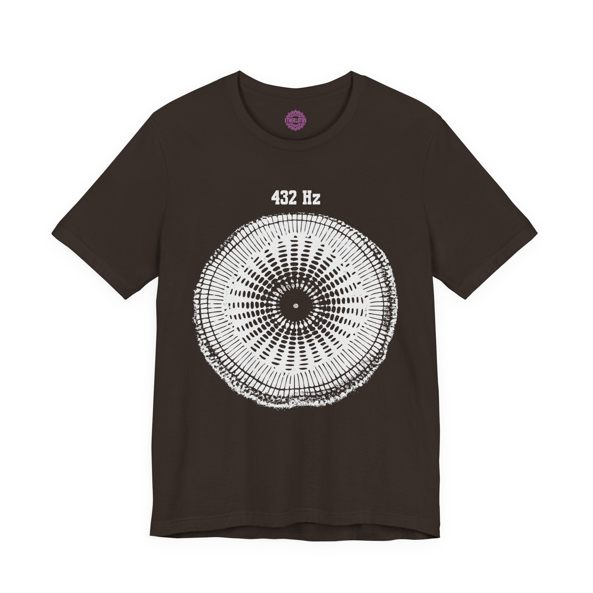 432 Hz Natural Tuning Cymatics Sacred Frequency Sound Premium Unisex T-Shirt
