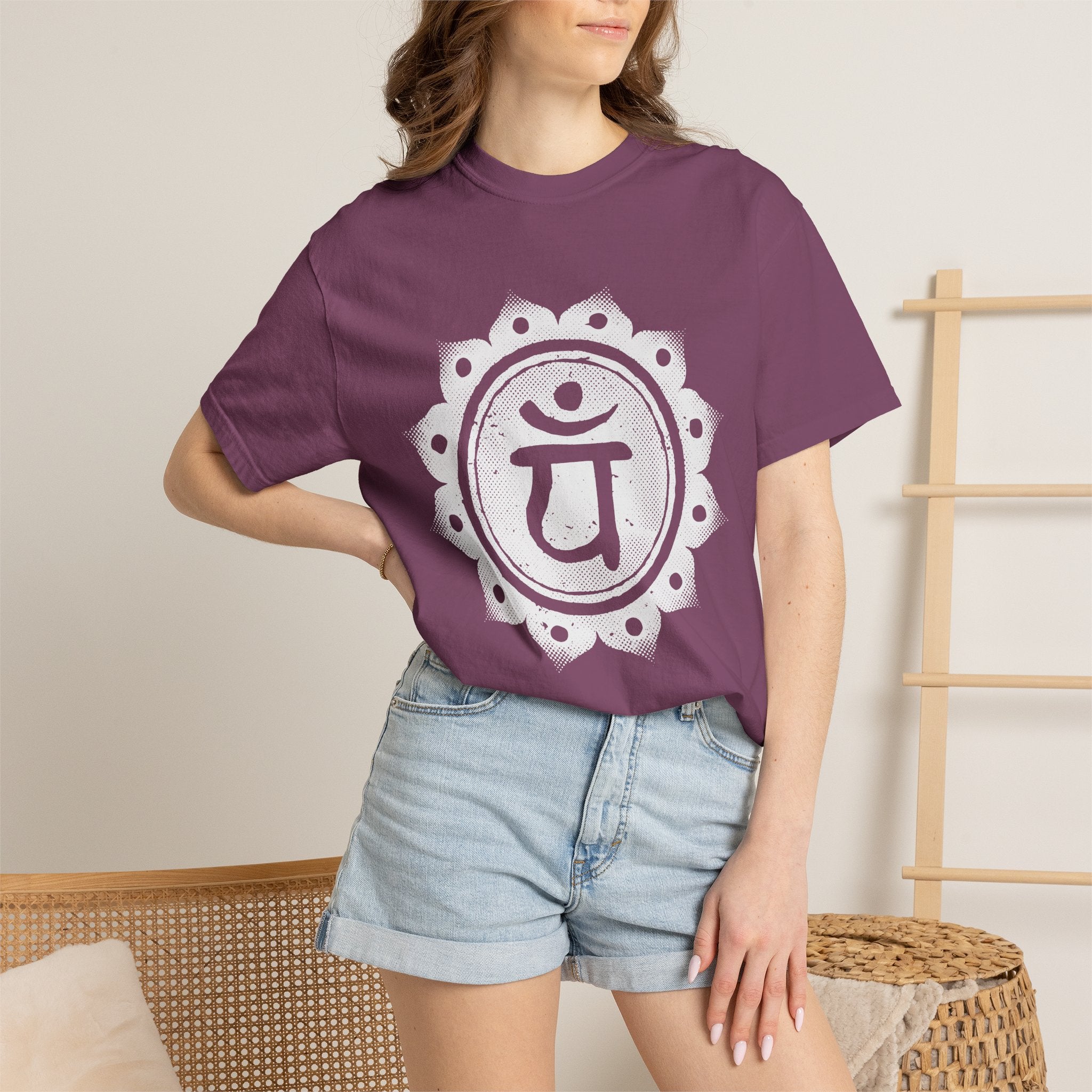 Yam Bija Anahata Heart Chakra Symbol Sacred Geometry Comfort Colors® Unisex T-Shirt