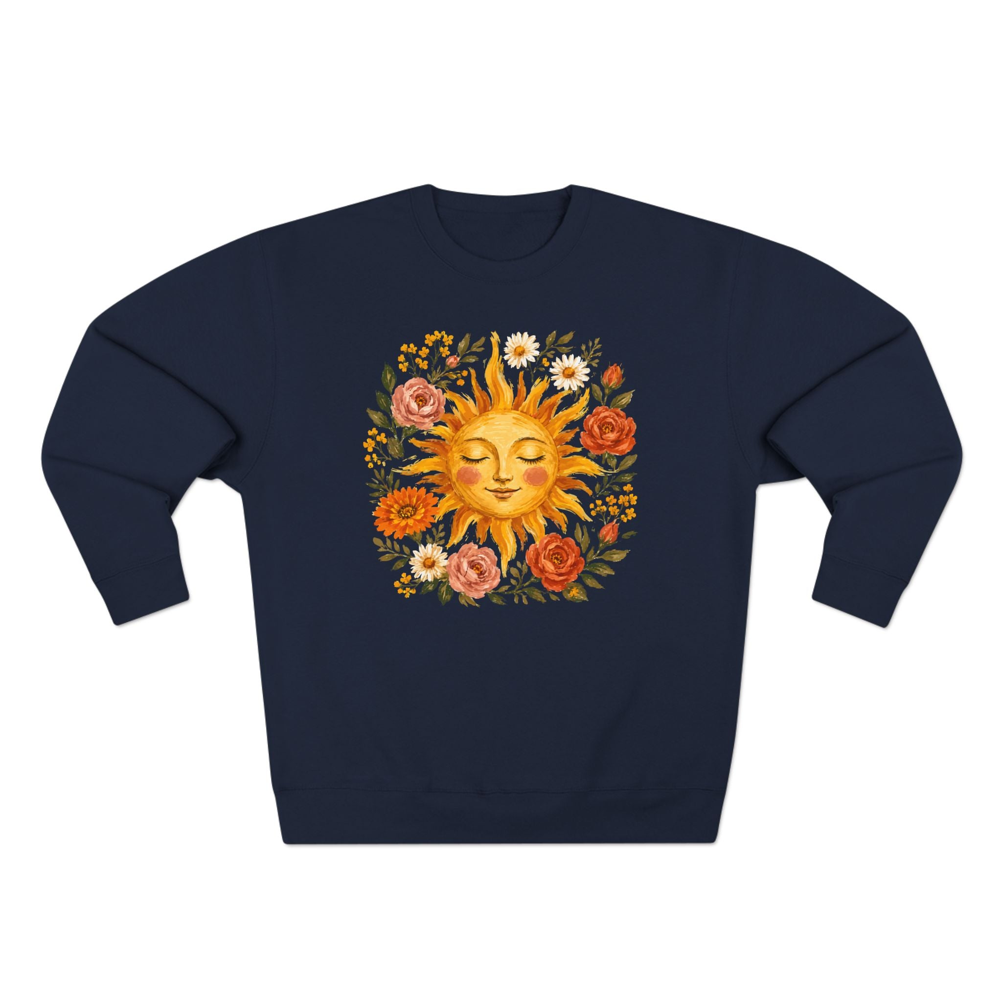 Sacred Blooming Sun Premium Unisex Sweatshirt
