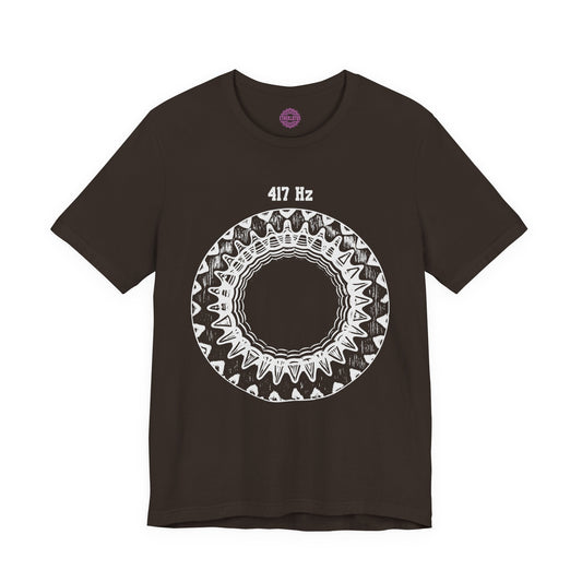 417 Hz Solfeggio Frequency Cymatics Sound Premium Unisex T-Shirt