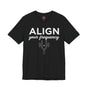 Align Your Frequency Tuning Fork Premium Unisex T-Shirt