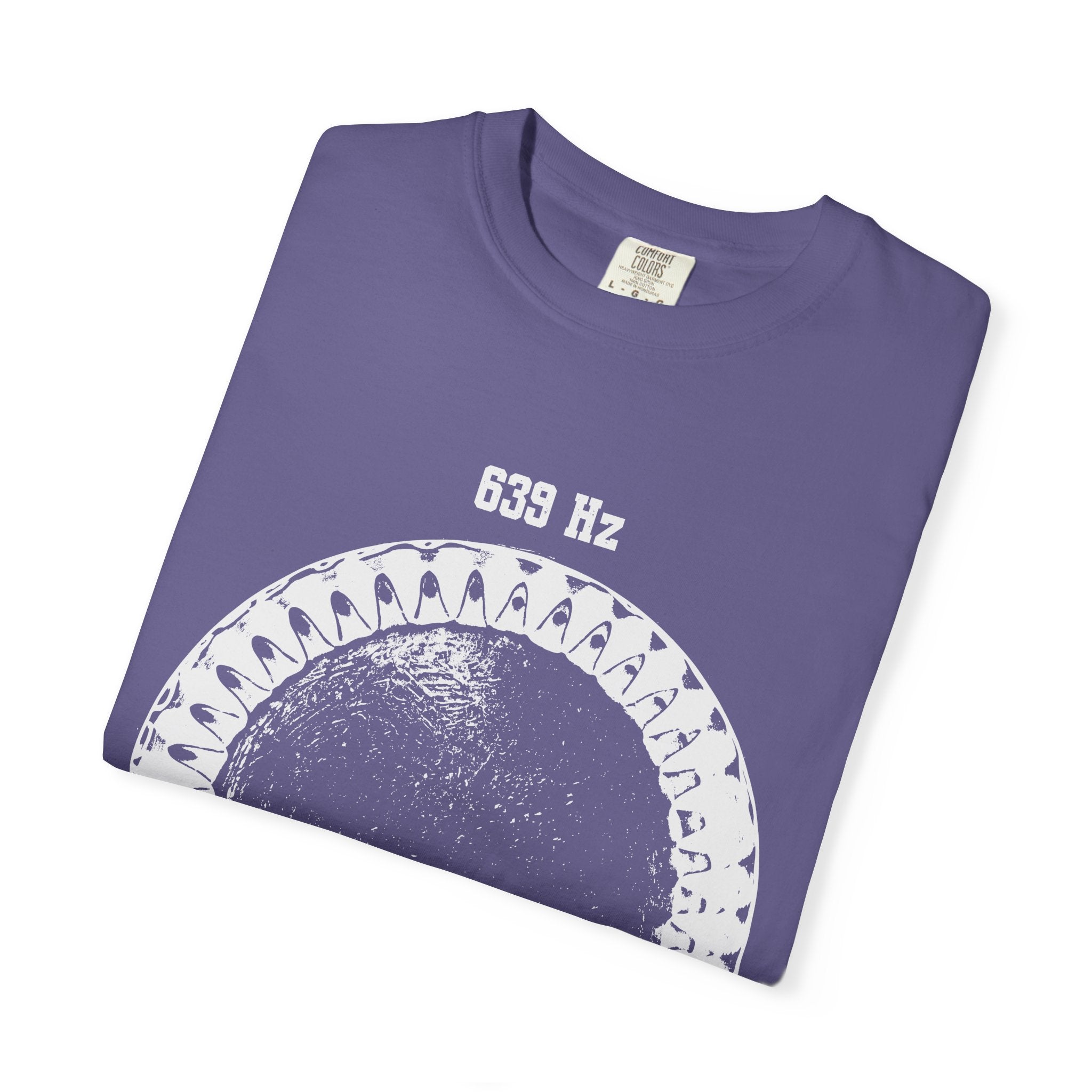 639 Hz Solfeggio Frequency Cymatics Connection Harmony Comfort Colors® Unisex T-Shirt