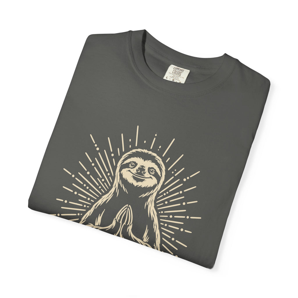 Hustle Less Hang More Sloth Yoga Meditation Mindful Comfort Colors® Unisex T-Shirt