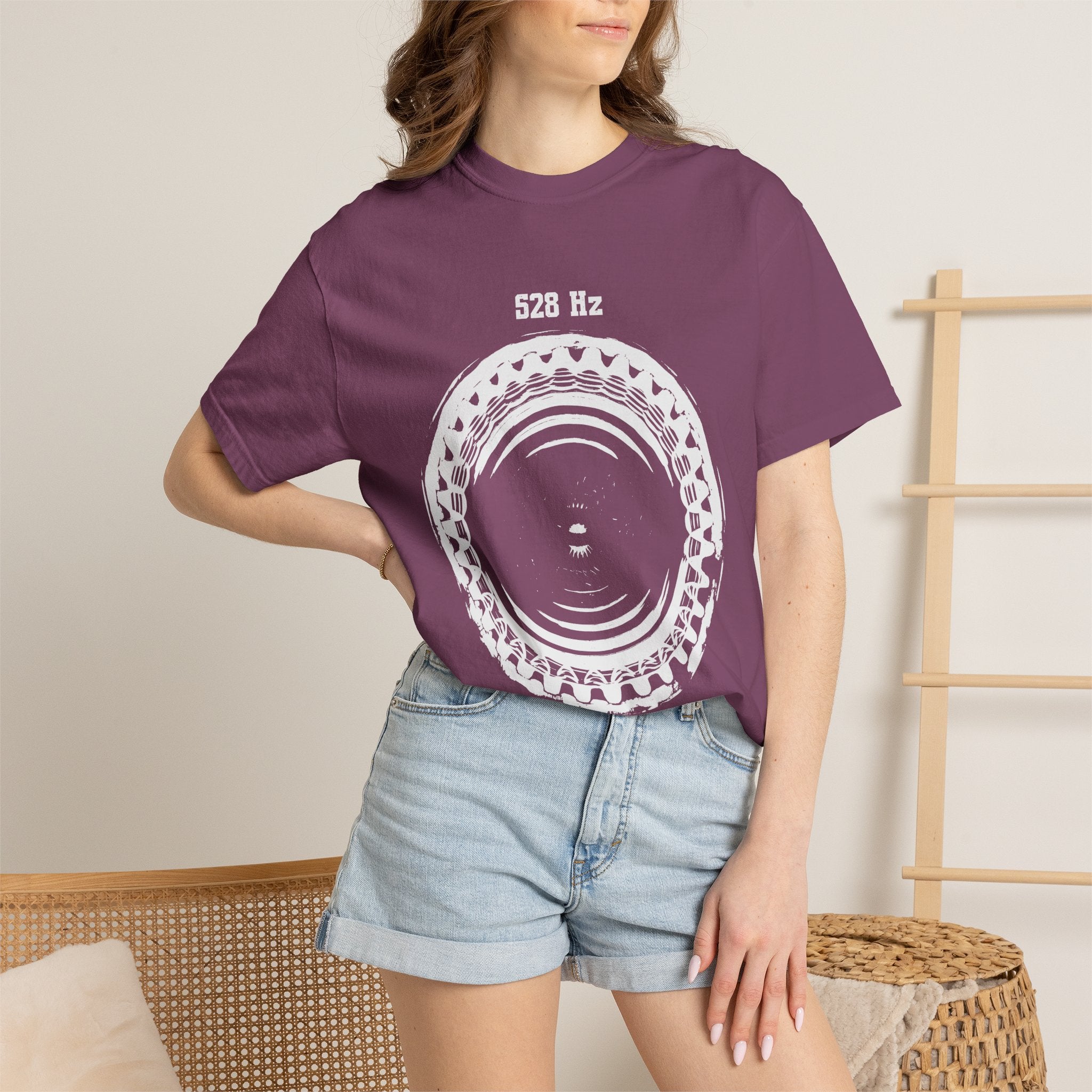 528 Hz Solfeggio Miracle Tone Cymatics Love Frequency Comfort Colors® Unisex T-Shirt