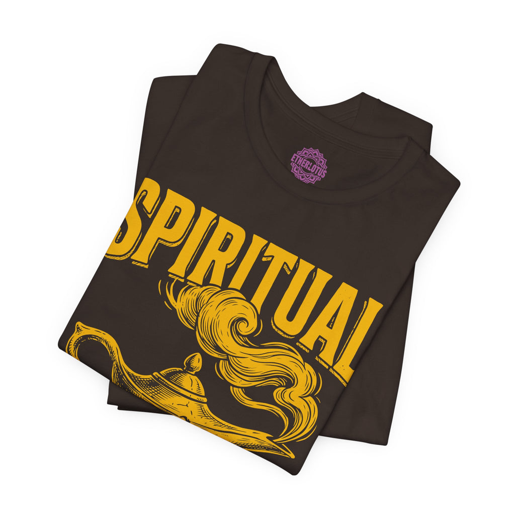 Spiritual But Make It Practical Genie Lamp Premium Unisex T-Shirt