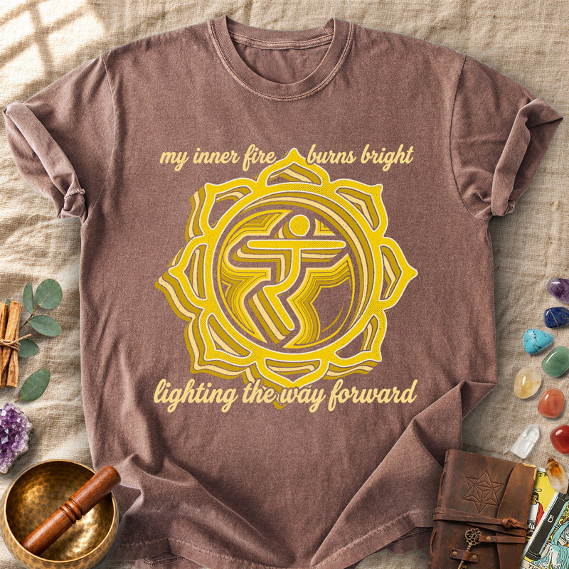 My Inner Fire Burns Bright Lighting the Way Forward Solar Plexus Chakra Comfort Colors® Unisex T-Shirt