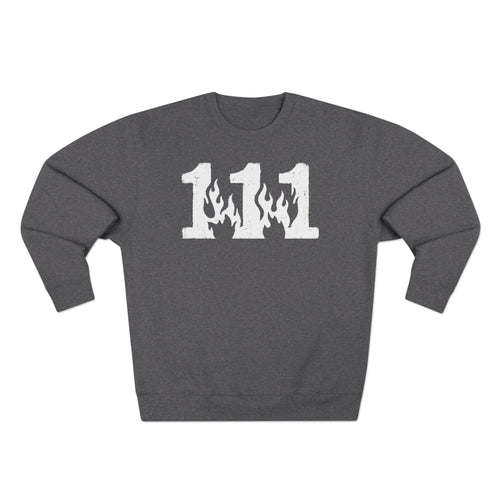 111 Angel Number Flame Awakening Premium Unisex Sweatshirt