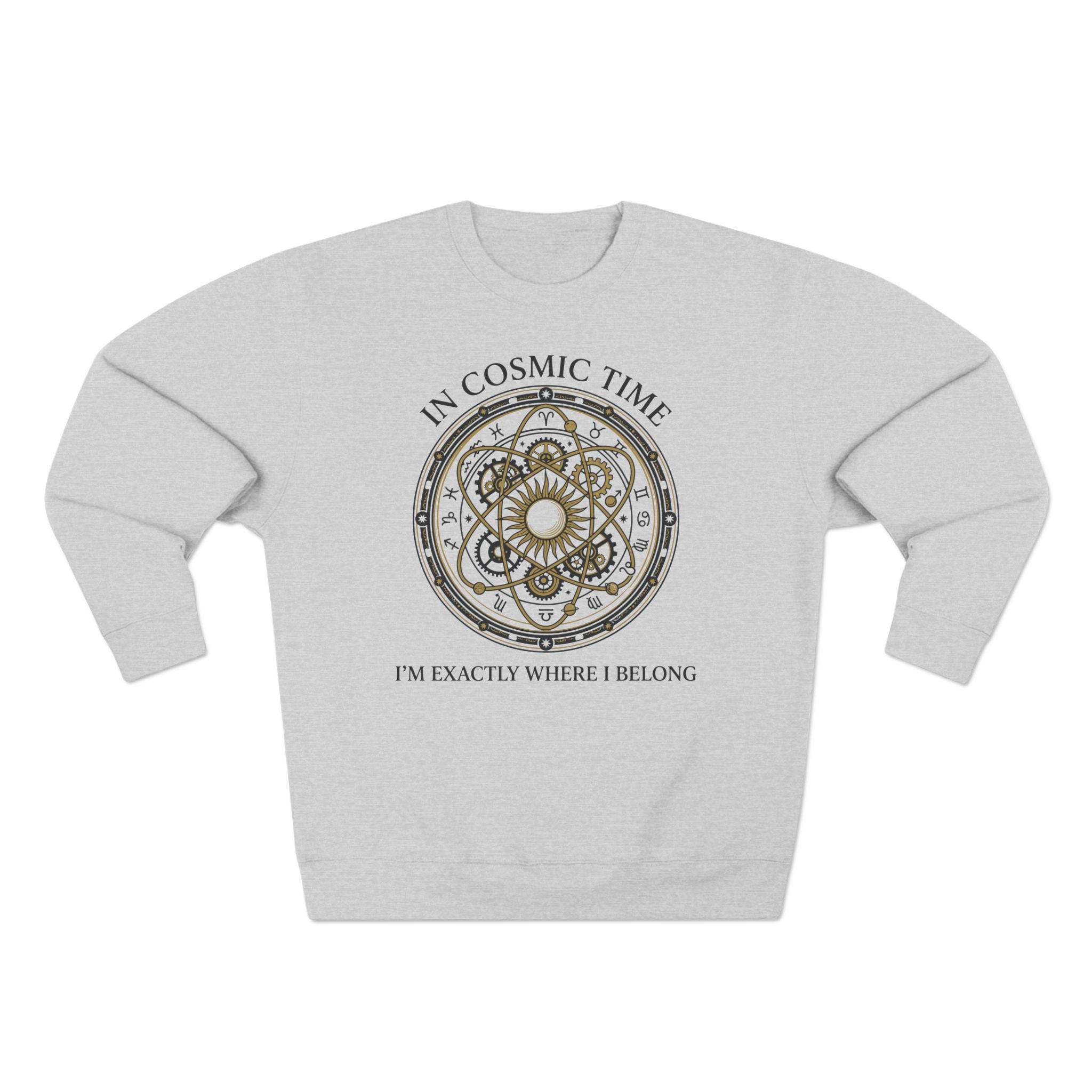 Divine Cosmic Timing Premium Unisex Sweatshirt