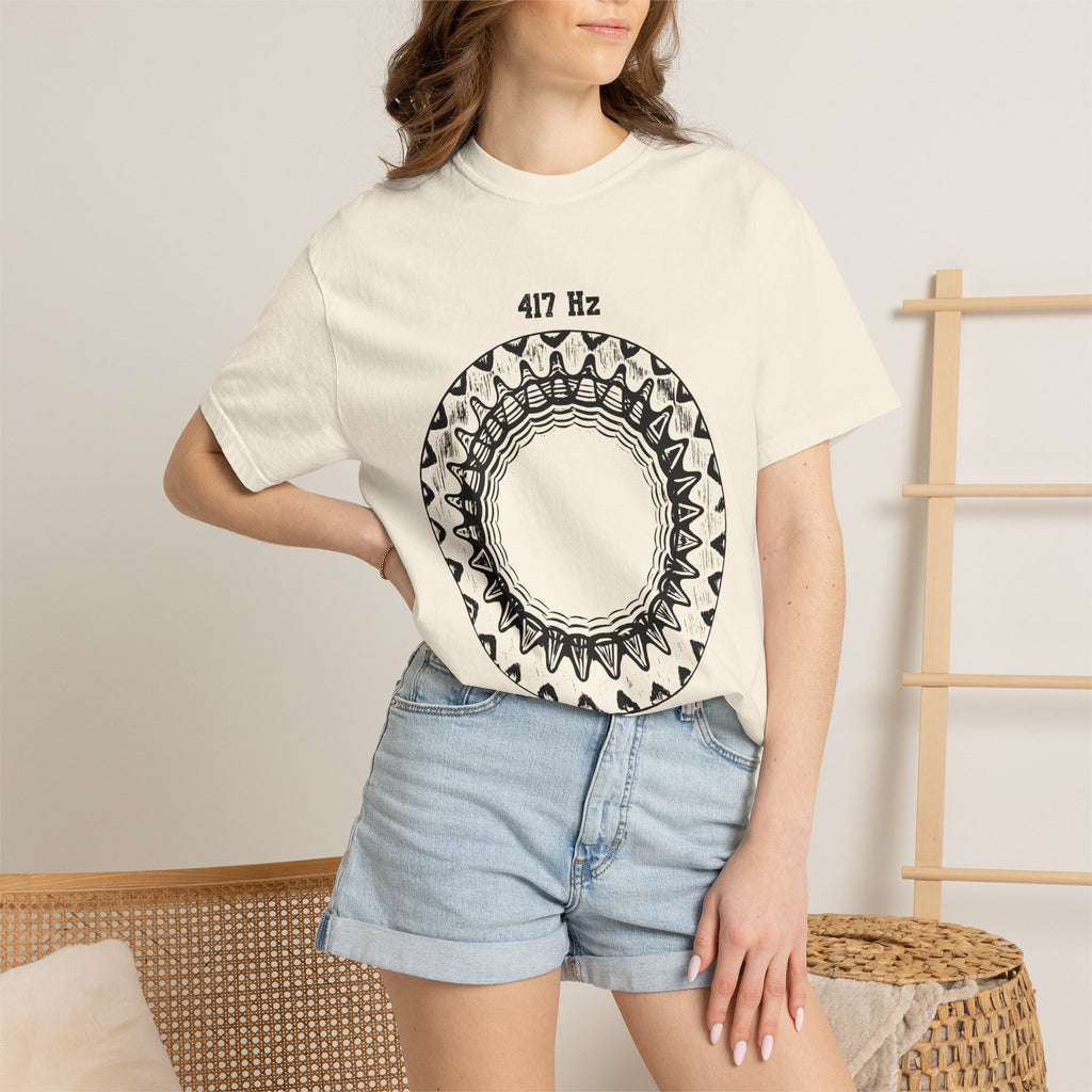 417 Hz Solfeggio Frequency Cymatics Sound Wellness Comfort Colors® Unisex T-Shirt