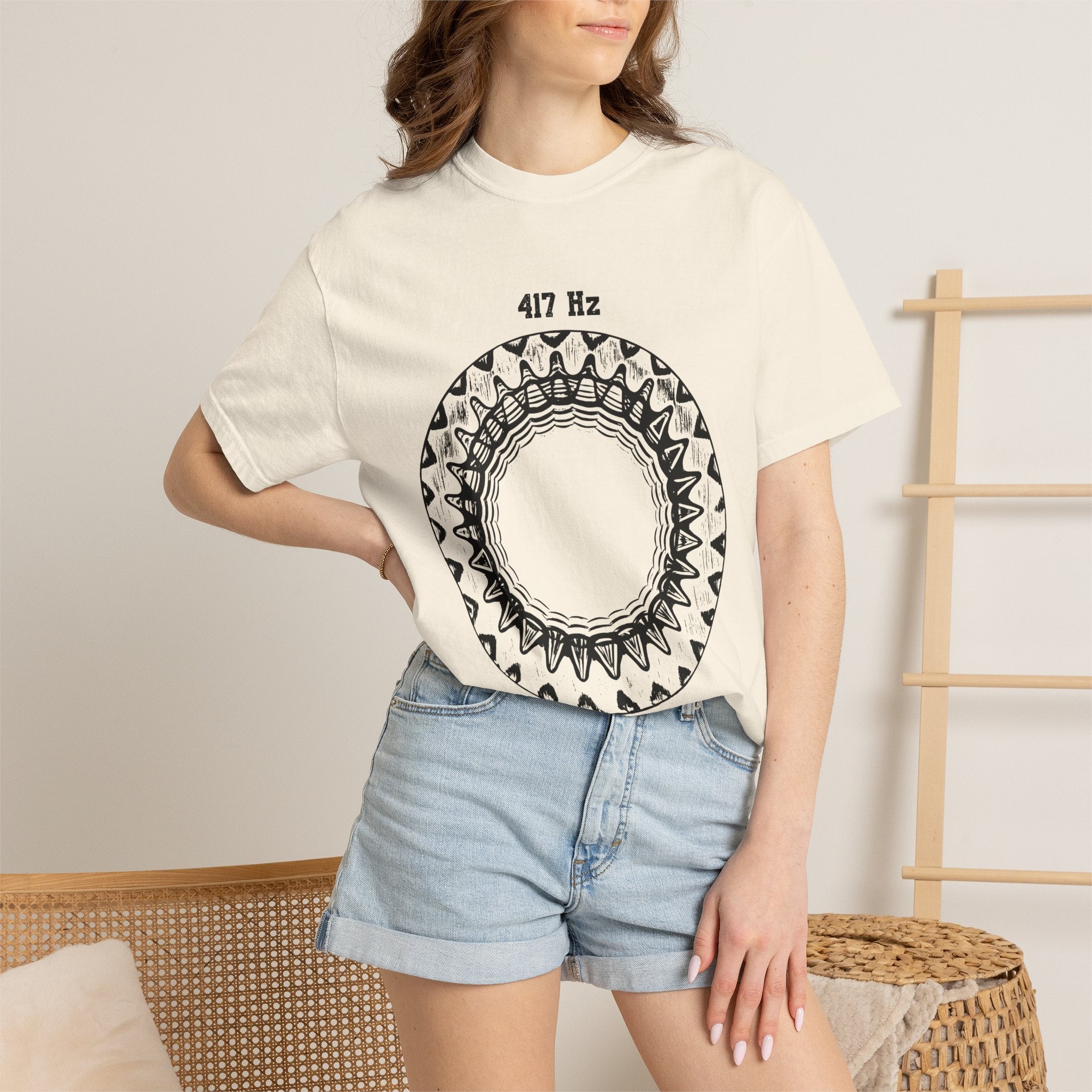 417 Hz Solfeggio Frequency Cymatics Sound Wellness Comfort Colors® Unisex T-Shirt