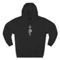 Om Lotus Unalome Ink Brush Sacred Awakening Premium Unisex Hoodie