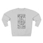 Wheel of Fortune Turn With Time Tarot Premium Unisex Sweatshirt