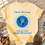 I Speak With Courage Creating a World Aligned With My Heart Throat Chakra Comfort Colors® Unisex T-Shirt