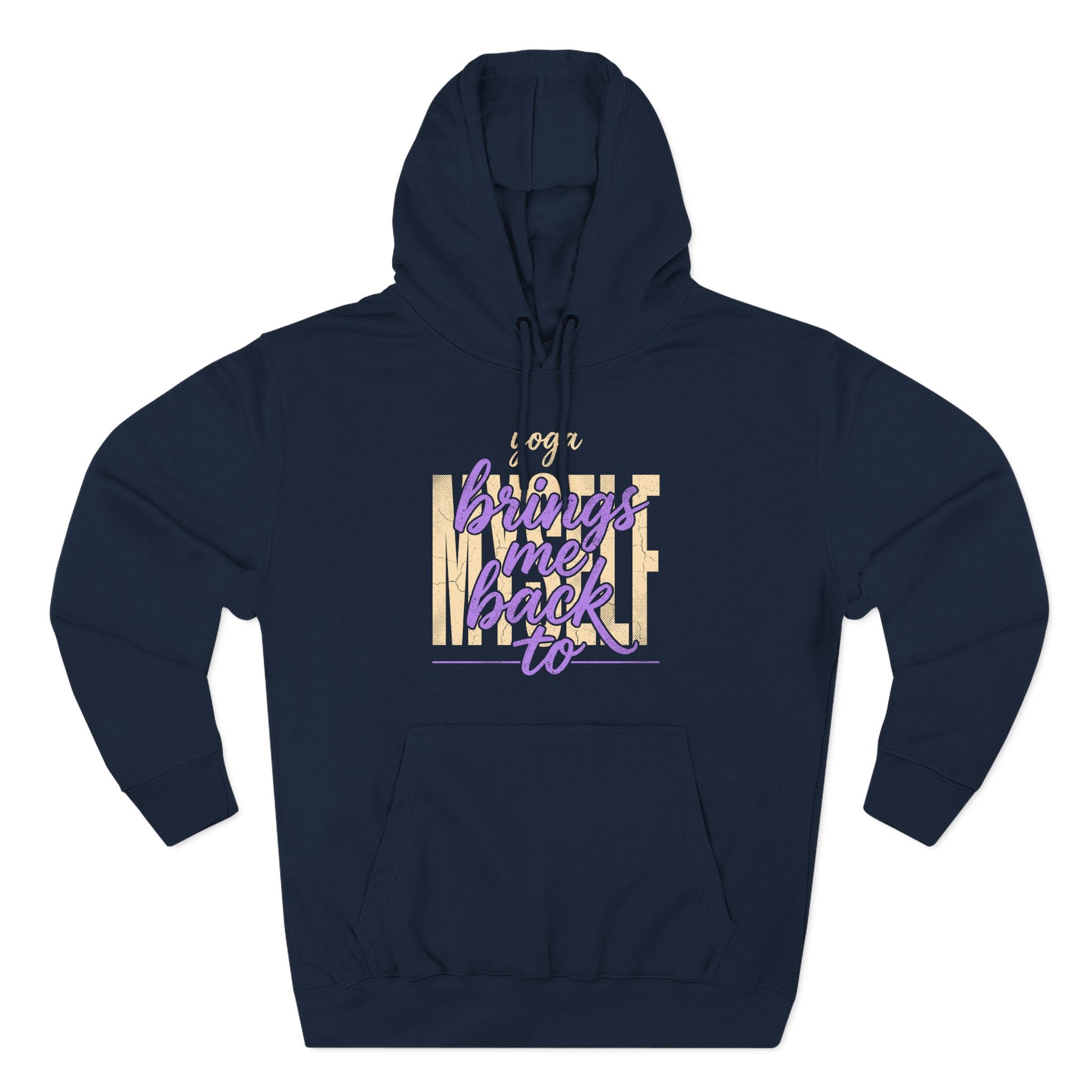 Yoga Brings Me Back to Myself Premium Unisex Hoodie