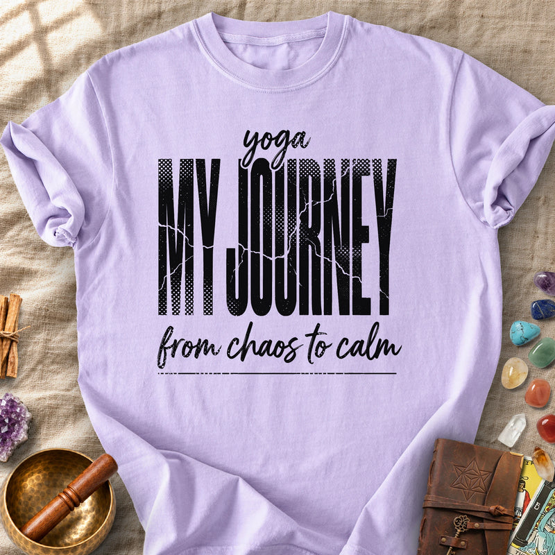 Yoga My Journey From Chaos To Calm Comfort Colors® Unisex T-Shirt