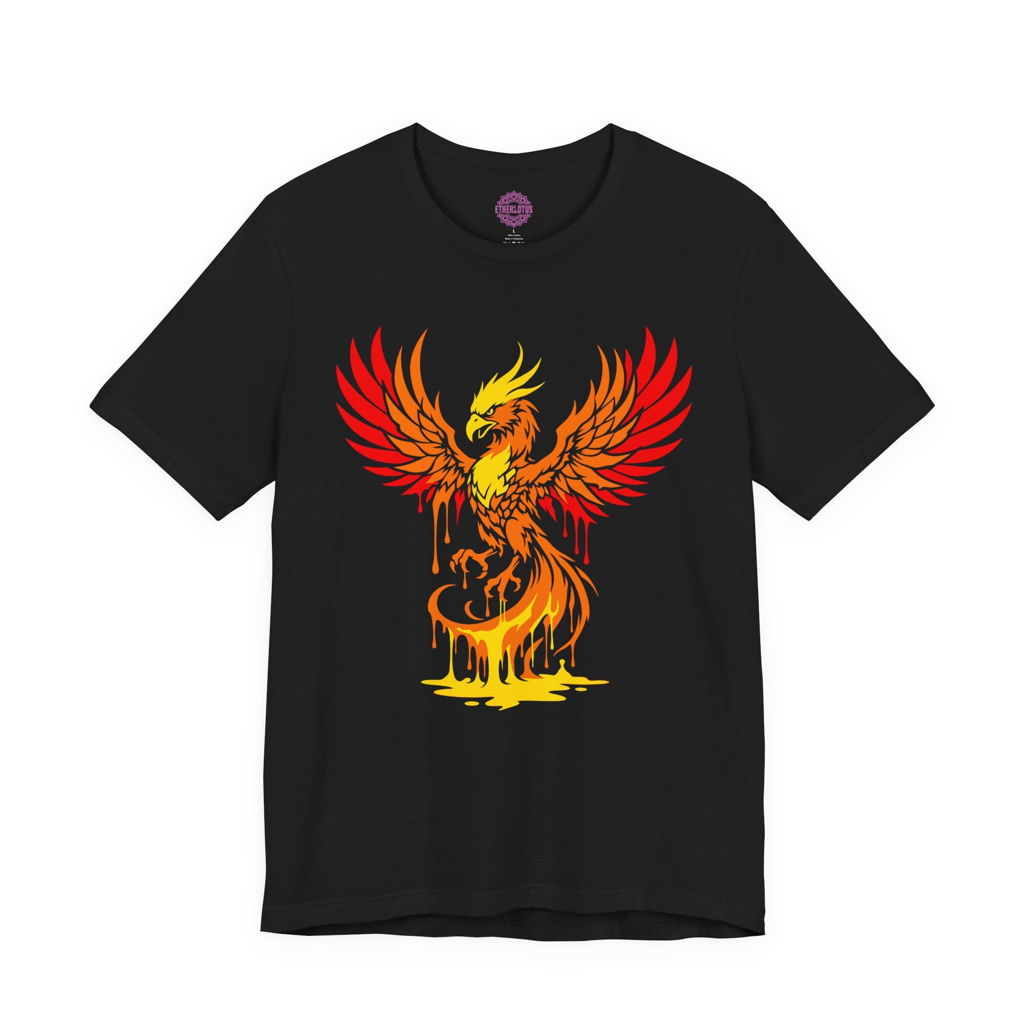 Phoenix Rising Molten Fire Transformation Premium Unisex T-Shirt