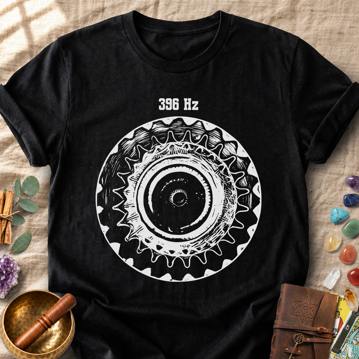 396 Hz Solfeggio Frequency Cymatics Sound Wellness Comfort Colors® Unisex T-Shirt