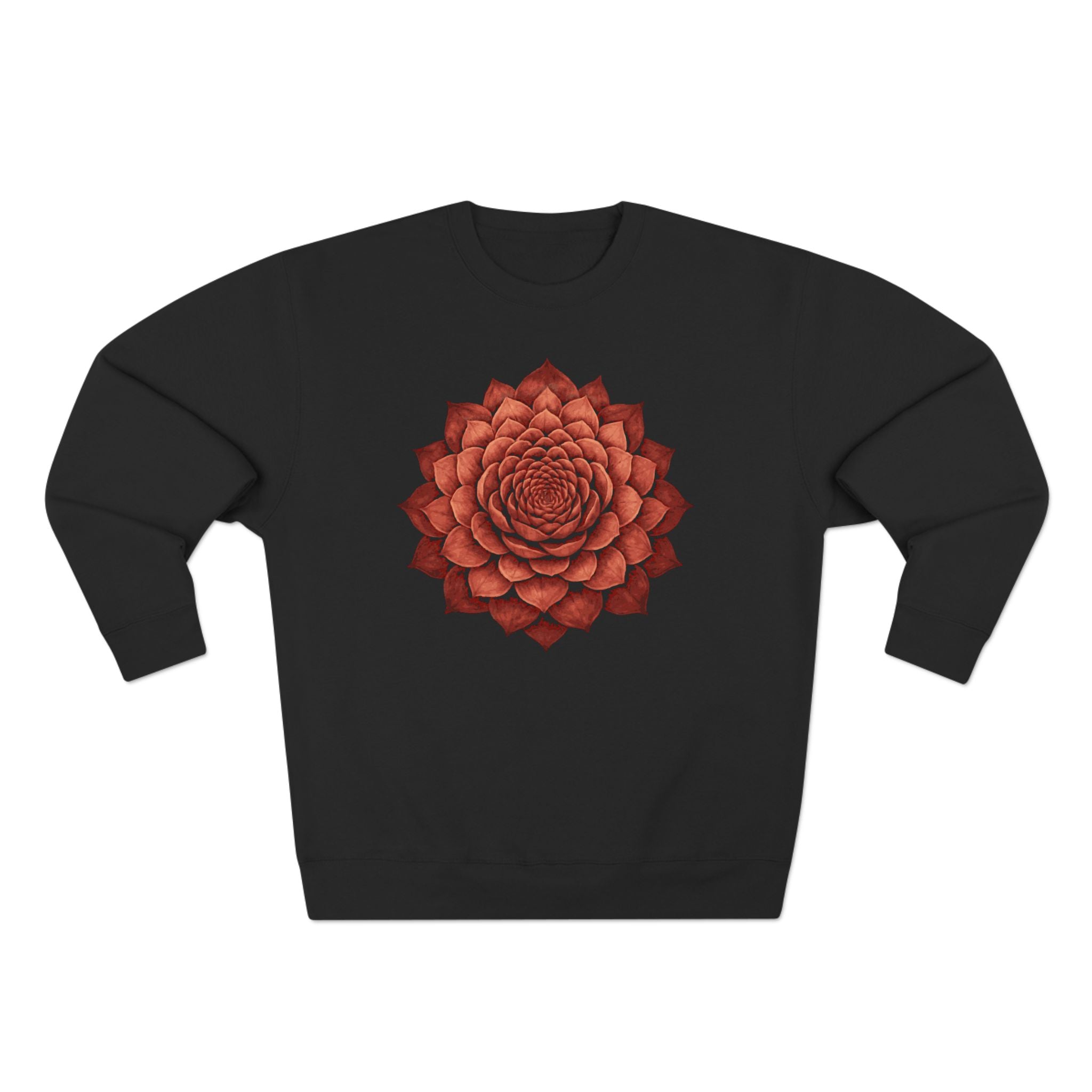 Sacred Bloom Mandala Premium Unisex Sweatshirt
