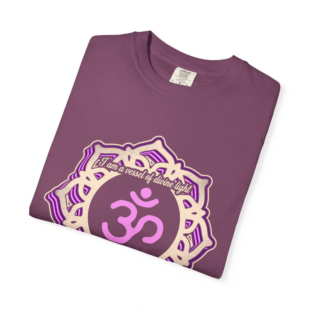 I Am a Vessel of Divine Light Connected to All That Is Crown Chakra Comfort Colors® Unisex T-Shirt