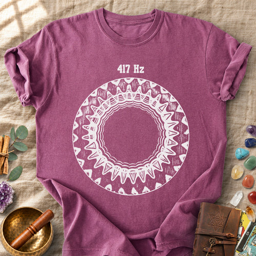 417 Hz Solfeggio Frequency Cymatics Sound Wellness Comfort Colors® Unisex T-Shirt