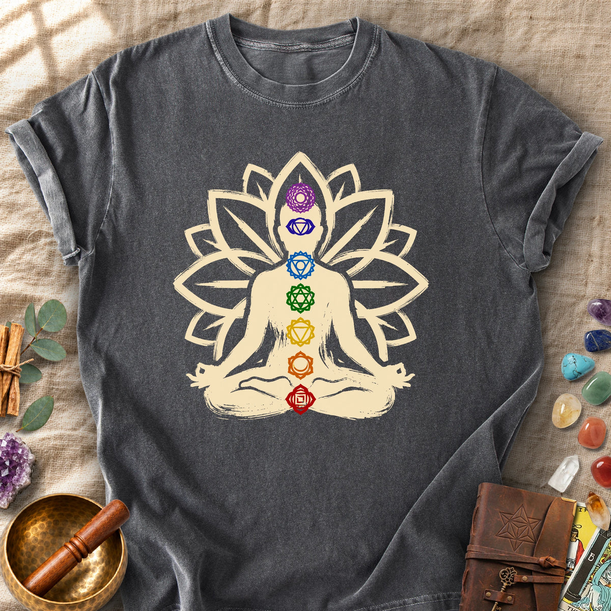 Seven Chakras Meditation Comfort Colors® Unisex T-Shirt