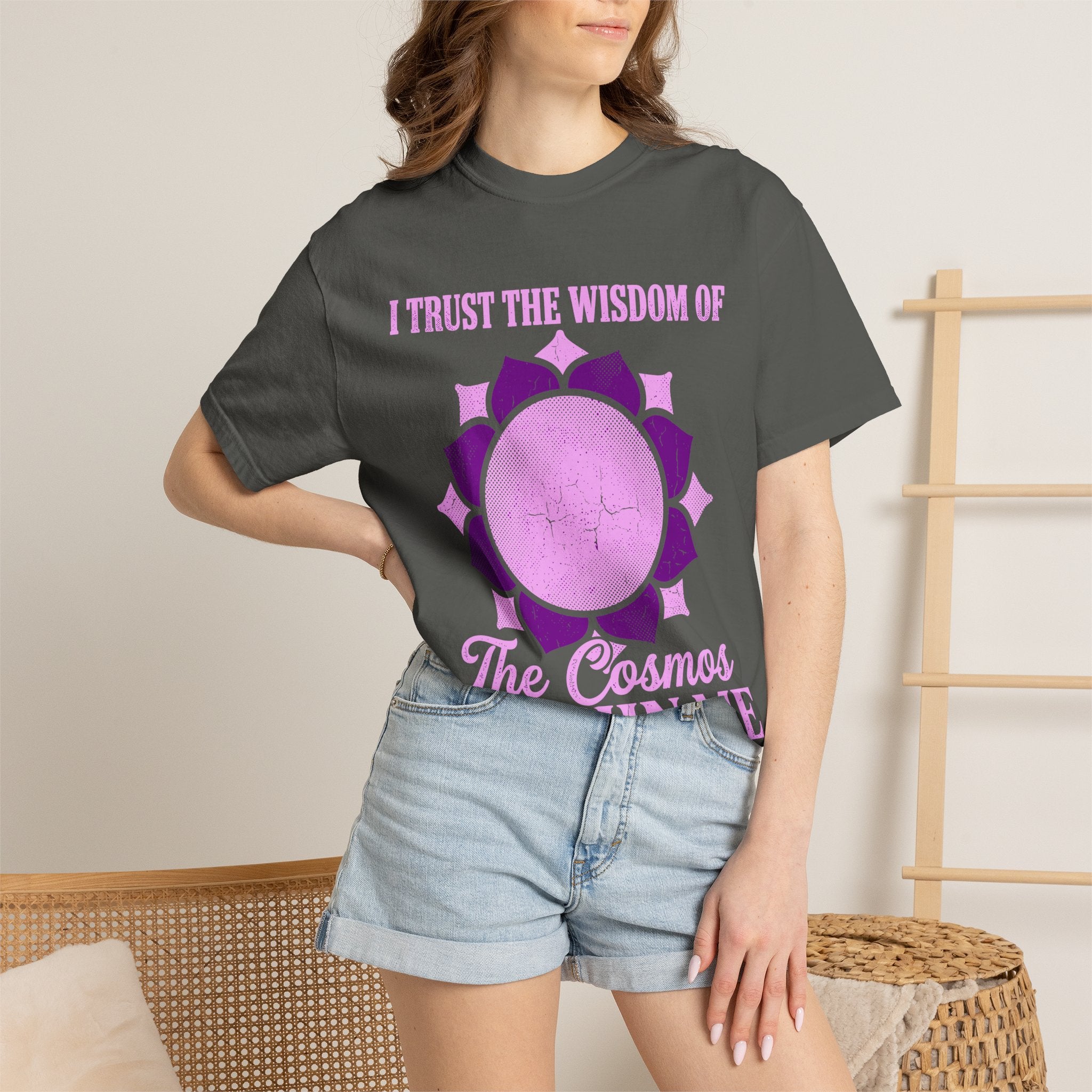 27 I Trust the Wisdom of the Cosmos Within Me Crown Chakra Comfort Colors® Unisex T-Shirt