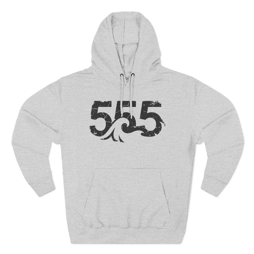 555 Angel Number Wave of Change Premium Unisex Hoodie