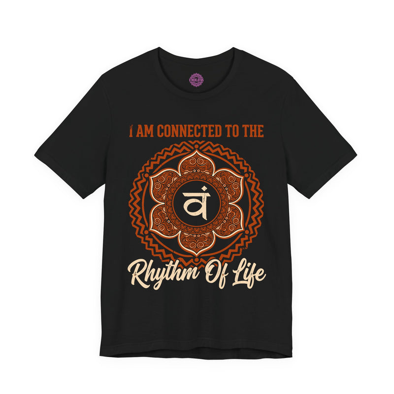 I Am Connected to the Rhythm of Life Sacral Chakra Premium Unisex T-Shirt