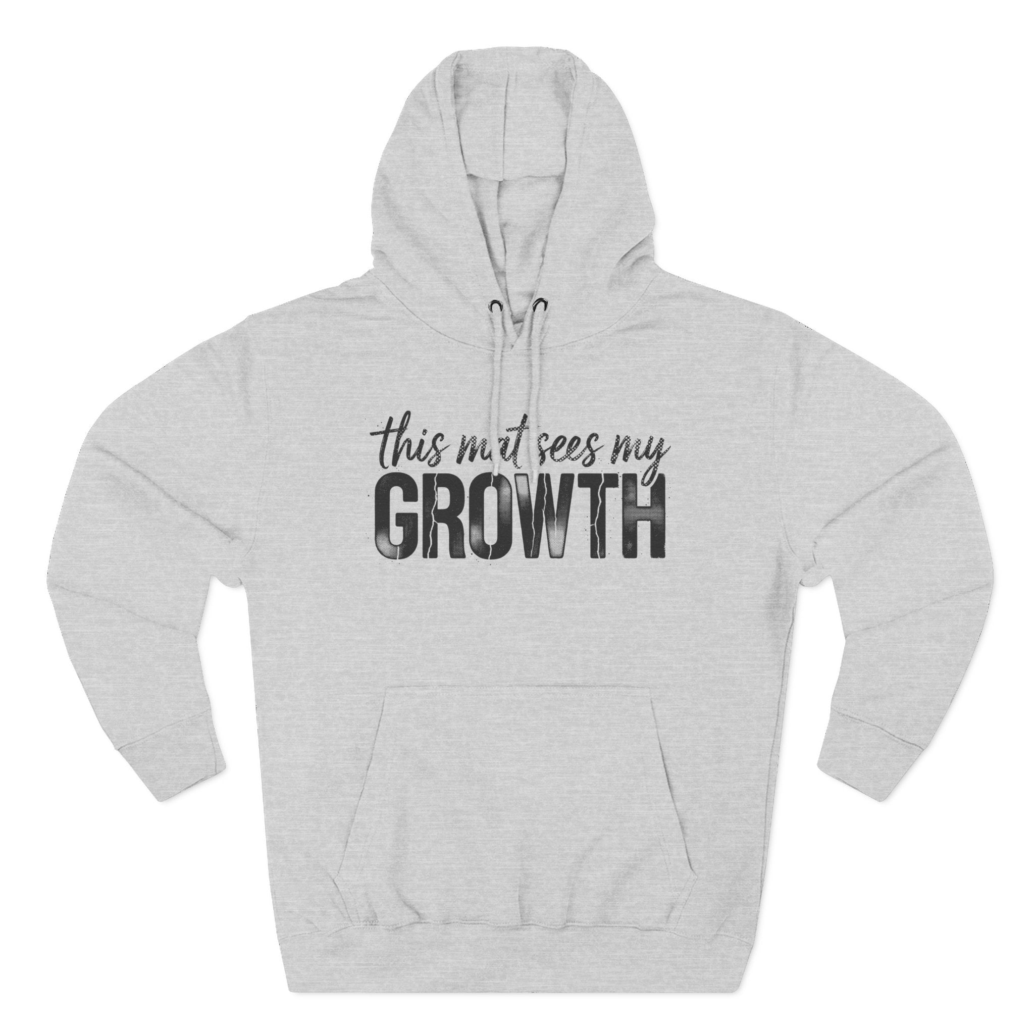 This Mat Sees My Growth Yoga Premium Unisex Hoodie