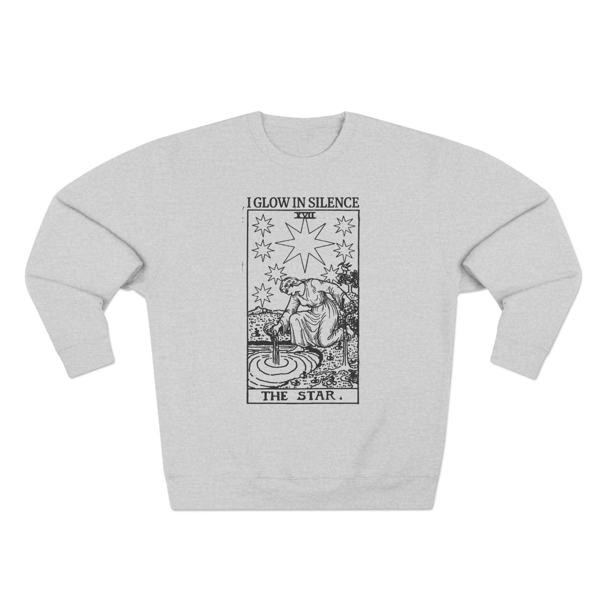 The Star Glow In Silence Tarot Premium Unisex Sweatshirt