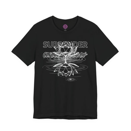 Surrender And Allow Lotus Reflection Premium Unisex T-Shirt