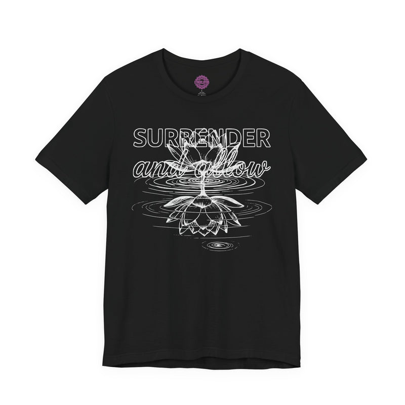 Surrender And Allow Lotus Reflection Premium Unisex T-Shirt