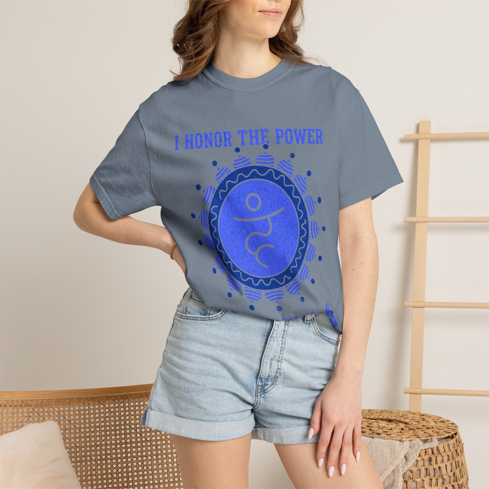 I Honor the Power of My Words Vishuddha Throat Chakra Comfort Colors® Unisex T-Shirt