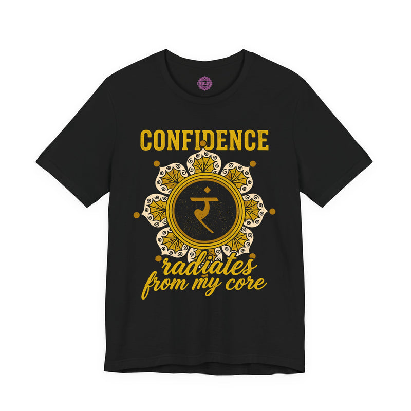 Confidence Radiates From My Core Manipura Chakra Premium Unisex T-Shirt