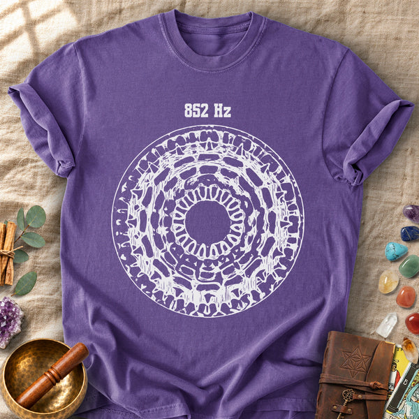 852 Hz Solfeggio Frequency Cymatics Third Eye Awareness Comfort Colors® Unisex T-Shirt