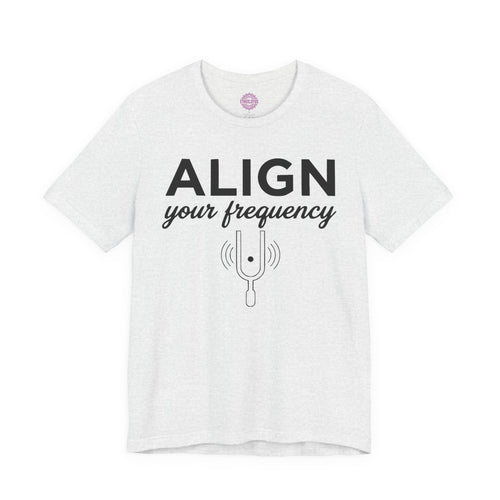 Align Your Frequency Tuning Fork Premium Unisex T-Shirt